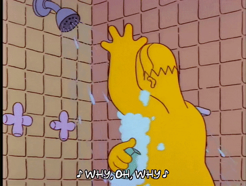 homer si lava con il sapone - beautycologa