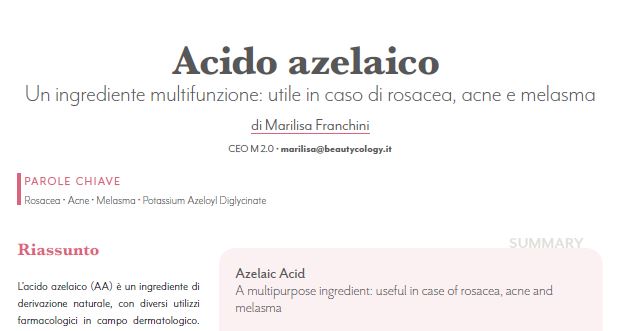 La mia review sull’Acido Azelaico